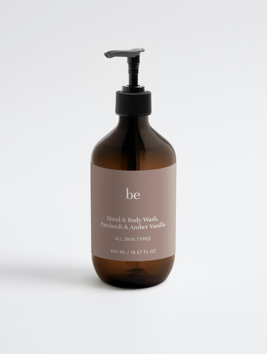 Hand & Body Wash, Patchouli & Amber Vanilla